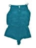 Aqua Green Solid Teal Swimsuit Cover Up Size 16 - photo 1