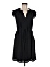 Lark & Ro 100% Polyester Solid Black Casual Dress Size 6 - photo 1