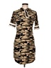 No Comment Camo Brown Casual Dress Size L - photo 1