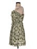 Simplee 100% Viscose Floral Green Casual Dress Size S - photo 5