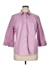 Chico's 100% Cotton Pink 3/4 Sleeve Button-Down Shirt Size XL (3) - photo 1