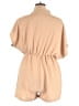 Shein 100% Polyester Solid Tan Romper Size XL - photo 2