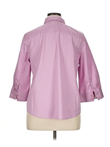 Chico's 3/4 Sleeve Button-Down Shirt (view 2)