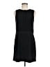 Theory 100% Silk Solid Black Casual Dress Size 8 - photo 1