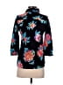 Maeve 100% Rayon Floral Black 3/4 Sleeve Button-Down Shirt Size 0 - photo 2