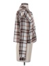 Self Esteem Plaid Brown Long Sleeve Blouse Size S - photo 4