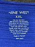 Nine West Blue Short Sleeve T-Shirt Size XXL - photo 7