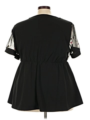 BLOOMCHIC Short Sleeve Blouse (view 2)