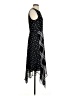 Vince Camuto 100% Polyester Argyle Black Cocktail Dress Size 4 - photo 4