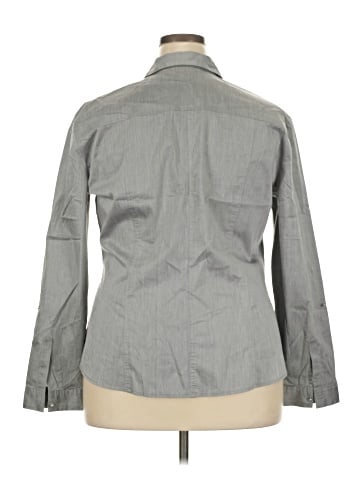 7th Avenue Design Studio New York & Company Long Sleeve Button-Down Shirt (view 2)
