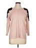 Karl Lagerfeld Paris Solid Pink Pullover Sweater Size L - photo 1