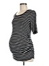 a:glow Black 3/4 Sleeve T-Shirt Size M - photo 1