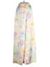 H&M 100% Polyester Tie-dye Ivory Casual Pants Size XS - photo 1