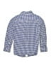 Crewcuts 100% Cotton Checkered-gingham Blue Long Sleeve Button-Down Shirt Size 8 - photo 2