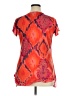 Only Nine 100% Polyester Orange Short Sleeve Blouse Size XL - photo 2