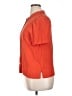 Everlane 100% Silk Orange Short Sleeve Silk Top Size 14 - photo 5