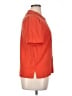 Everlane 100% Silk Orange Short Sleeve Silk Top Size 14 - photo 4