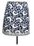 Talbots Paisley Blue Casual Skirt Size 14 - photo 2