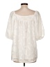 Unbranded 100% Polyester Ivory 3/4 Sleeve Blouse Size L - photo 2