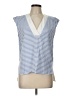 Caliban Blue Purple Sleeveless Blouse Size L - photo 1