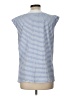 Caliban Blue Purple Sleeveless Blouse Size L - photo 2