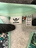 Adidas 100% Polyester Floral Green Track Jacket Size L (youth) - photo 3