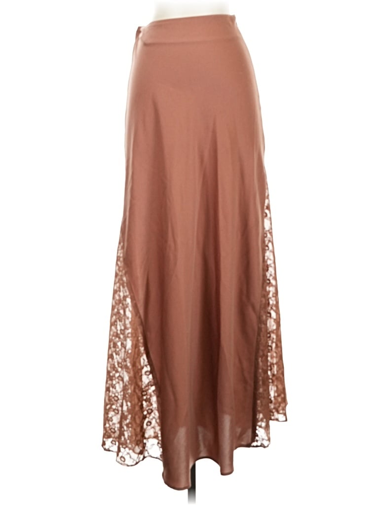 Pre-owned Bluivy Formal Skirt In Brown