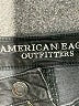 American Eagle Outfitters Stripes Black Jeans Size 6 - photo 4