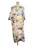 Unbranded 100% Polyester Print Gray Casual Dress Size 4X - photo 1