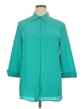 Maggy London 3/4 Sleeve Silk Top (view 1)