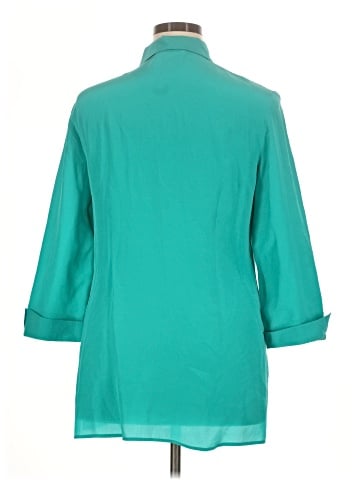 Maggy London 3/4 Sleeve Silk Top (view 2)