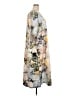 Unbranded 100% Polyester Print Gray Casual Dress Size 4X - photo 4