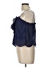 NSR 100% Cotton Blue Sleeveless Blouse Size L - photo 5