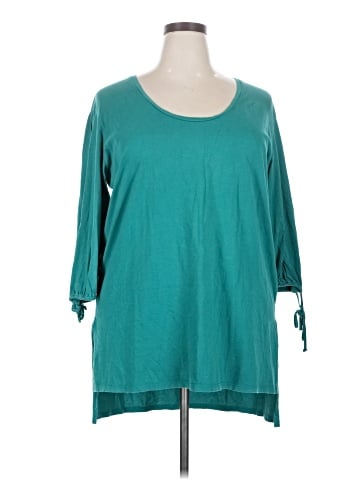 Roaman's 3/4 Sleeve Top (view 1)