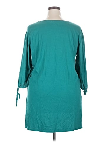 Roaman's 3/4 Sleeve Top (view 2)