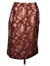 Louben Paisley Burgundy Formal Skirt Size 14 - photo 1