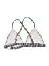Hollister Stripes Gray Swimsuit Top Size M - photo 2