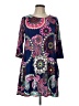 Honeyme Paisley Blue Casual Dress Size S - photo 1