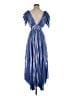 Alice + Olivia 100% Polyester Blue Cocktail Dress Size 0 - photo 1