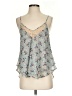 Aqua 100% Polyester Blue Sleeveless Blouse Size S - photo 1