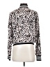 Peyton Jensen 100% Polyester Animal Print Ivory Pink Jacket Size XS - photo 2