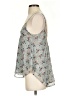 Aqua 100% Polyester Blue Sleeveless Blouse Size S - photo 5