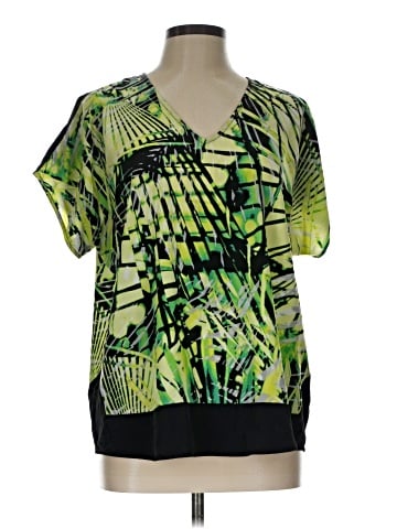 Dana Buchman Short Sleeve Blouse (view 1)