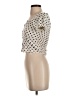 Monteau Polka Dots Ivory Short Sleeve Top Size S - photo 5