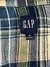 Gap Plaid Green Long Sleeve Button-Down Shirt Size M - photo 7