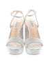 Steve Madden Silver Sandals Size 7 1/2 - photo 2