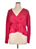 Express 100% Polyester Pink Long Sleeve Blouse Size XL - photo 1