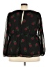 Torrid 100% Polyester Black 3/4 Sleeve Blouse Size 3X Plus (3) - photo 2