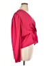 Express 100% Polyester Pink Long Sleeve Blouse Size XL - photo 4