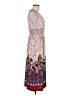 Win Win Paisley Brown Casual Dress Size M - photo 4